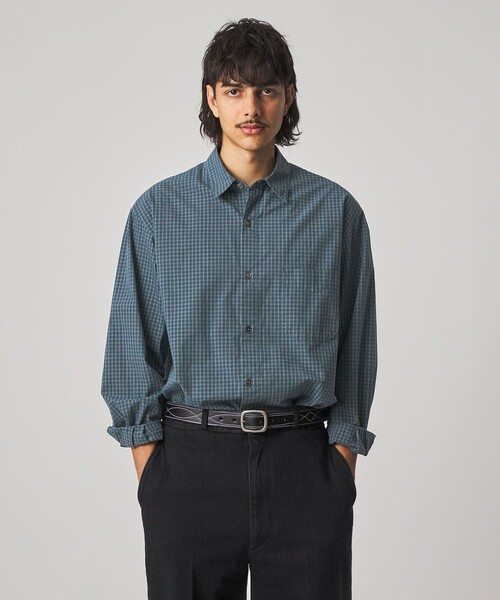 STEVEN ALAN（スティーブンアラン） シャツ ポプリン グラフチェック