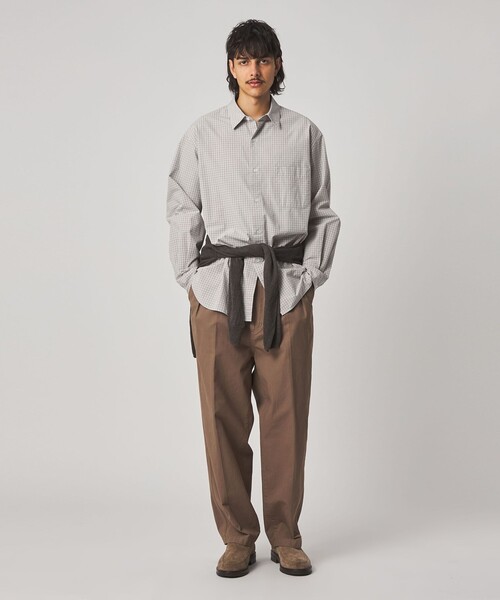 STEVEN ALAN（スティーブンアラン） シャツ ポプリン グラフチェック