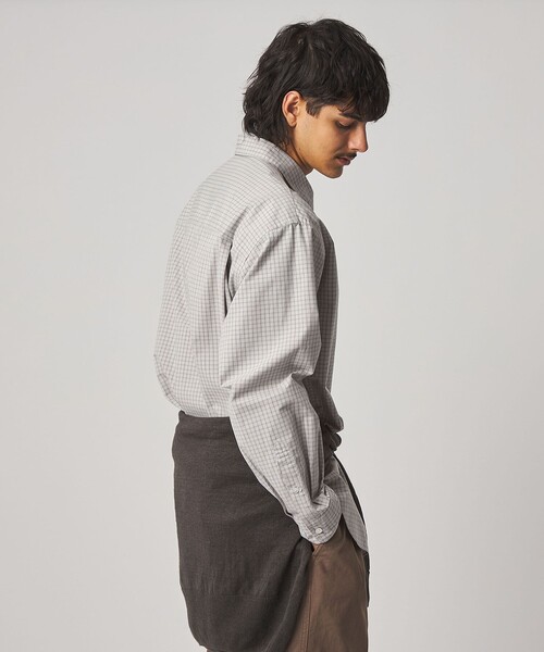 STEVEN ALAN（スティーブンアラン） シャツ ポプリン グラフチェック