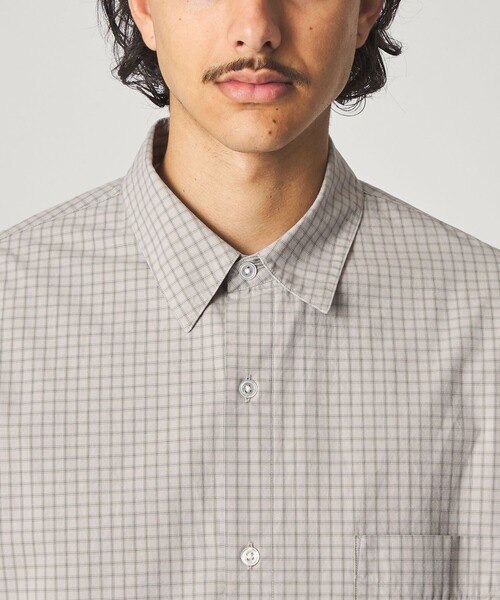 STEVEN ALAN（スティーブンアラン） シャツ ポプリン グラフチェック