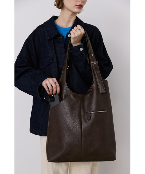 「un/neu」 トートバッグ FREE ブラウン レディース_画像9