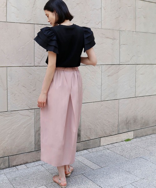 「ELFRANK」 フレアスカート FREE グリーン レディース_画像7