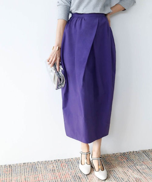 「ELFRANK」 フレアスカート FREE グリーン レディース_画像9