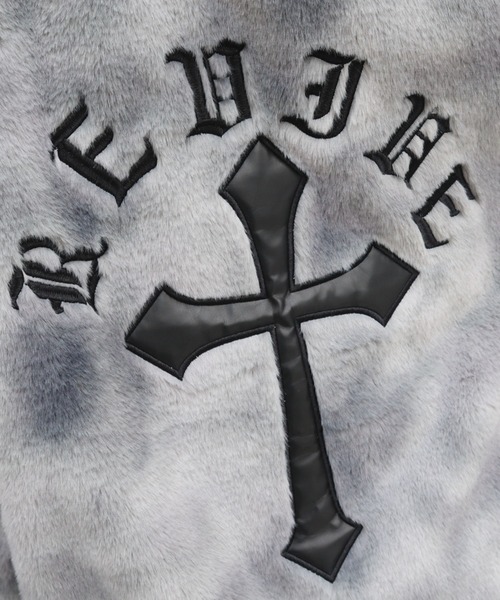 CECIL McBEE（セシルマクビー） コート アウター タイダイ柄ファー