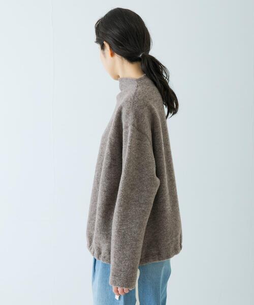 かぐれ ウールループボトルネックプルオーバー レディース : ZOZOTOWN