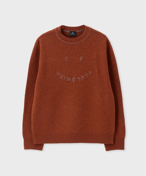 PS Paul Smith セーター ニット Happy” メリノウール クルーネック