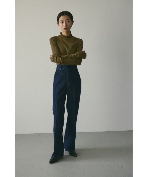 [STYLEMIXER] ботинки cut Denim брюки LARGE голубой женский 