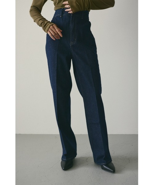 [STYLEMIXER] ботинки cut Denim брюки LARGE голубой женский 