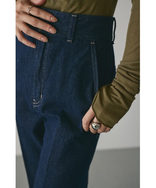 [STYLEMIXER] ботинки cut Denim брюки LARGE голубой женский 