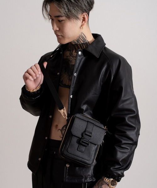 DEVICE（デバイス） ショルダーバッグ × GOUKIコラボ」ゴールドカラー