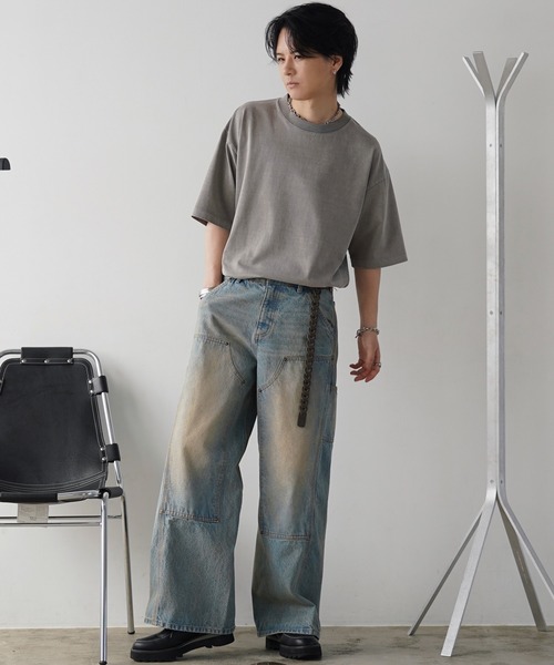「WYM LIDNM」 デニムパンツ S ブルー メンズ_画像4