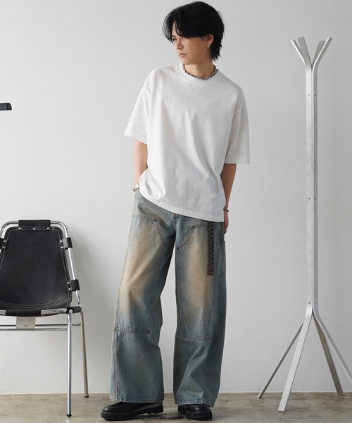 「WYM LIDNM」 デニムパンツ S ブルー メンズ_画像7