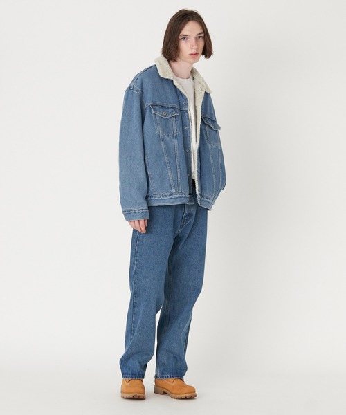 Levi's ボアデニムジャケット M インディゴブルー Levi's（リーバイス） デニムジャケット M インディゴブルー メンズ