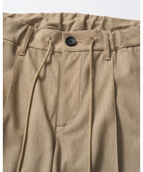 wjk スラックス smart pin-tuck slacks メンズ : ZOZOTOWN Yahoo!店