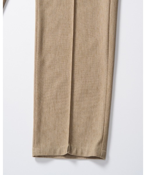 wjk スラックス smart pin-tuck slacks メンズ : ZOZOTOWN Yahoo!店