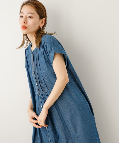 URBAN RESEARCH Sonny Label 半袖ワンピース FREE ライトインディゴ