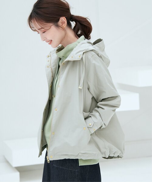 「ikka」 マウンテンパーカー L オフホワイト レディース_画像3