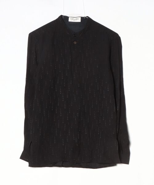 SAINT LAURENT PARIS」 長袖シャツ 36 ブラック メンズ : ZOZOTOWN