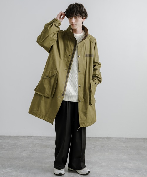 「Rocky Monroe」 「Beno」長袖ニット M ベージュ メンズ_画像2