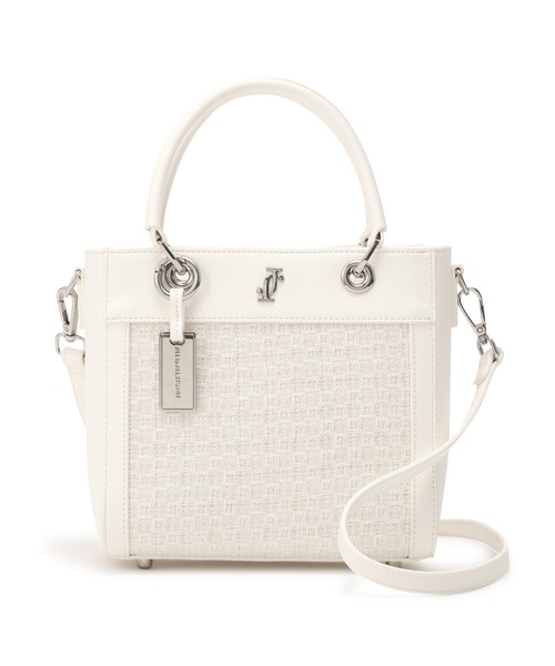 【新品】ジルバイジルスチュアート クロスJハンドルバッグ 2Wayホワイト 1点 ジルバイジルスチュアート JILL by JILLSTUART クロスJハンドル