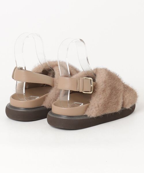 「ATELIER BRUGGE」 フラットサンダル MEDIUM ベージュ レディース_画像2