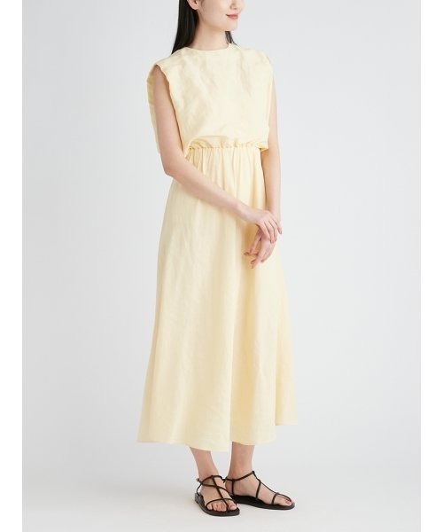「Mila Owen」 ノースリーブワンピース 1 ネイビー レディース_画像4