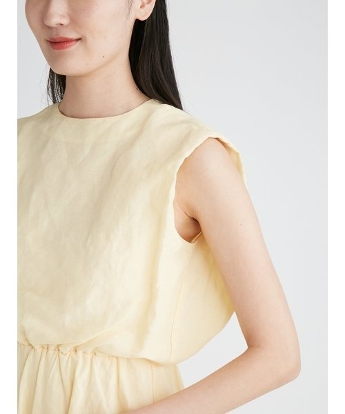 「Mila Owen」 ノースリーブワンピース 1 ネイビー レディース_画像9