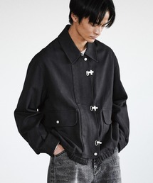 ジャケット・アウター WYM L TOGGLE TWILL DECK BLOUSON WYM LIDNM ブルゾン アウター METAL TOGGLE TWILL DECK BLOUSON メンズ
