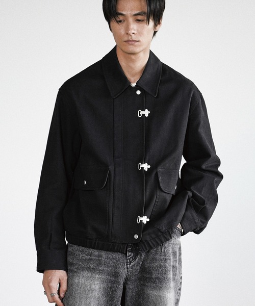新品 wym L TOGGLE TWILL DECK BLOUSON WYM LIDNM ブルゾン アウター METAL TOGGLE TWILL DECK BLOUSON メンズ