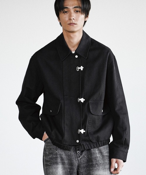 【完売品】L TOGGLE TWILL DECK BLOUSON WYM LIDNM ブルゾン アウター METAL TOGGLE TWILL DECK BLOUSON メンズ