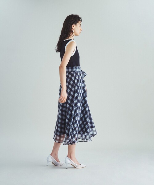 「GRACE CLASS」 ドッキングワンピース 36 ブラック レディース_12