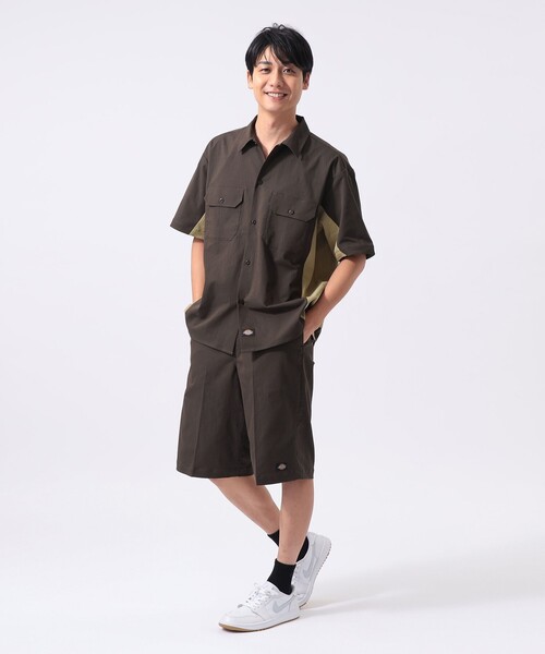 Dickies（ディッキーズ） シャツ 半袖 「別注」Dickies / バイカラー
