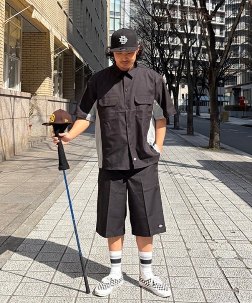 Dickies（ディッキーズ） シャツ 半袖 「別注」Dickies / バイカラー