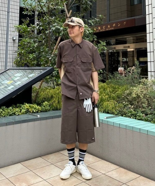 Dickies（ディッキーズ） シャツ 半袖 「別注」Dickies / バイカラー