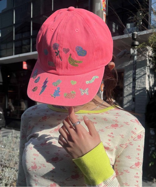 HEY!MrsROSE キャップ 帽子 HEY! Mrs ROSE(ヘイ！ミセスローズ)シール