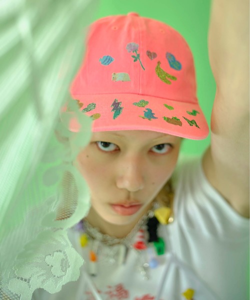 HEY!MrsROSE キャップ 帽子 HEY! Mrs ROSE(ヘイ！ミセスローズ)シール