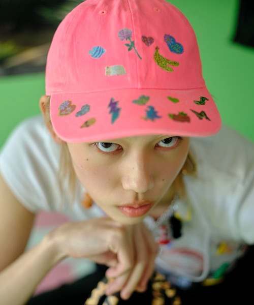 HEY!MrsROSE キャップ 帽子 HEY! Mrs ROSE(ヘイ！ミセスローズ)シール