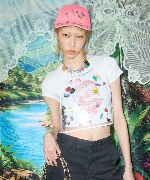 HEY!MrsROSE キャップ 帽子 HEY! Mrs ROSE(ヘイ！ミセスローズ)シール