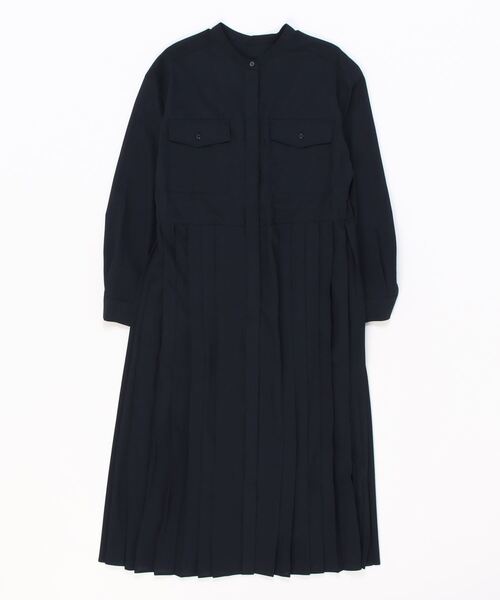 「SHIPS any」 長袖ワンピース ONE SIZE ネイビー レディース_画像2