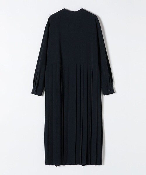 「SHIPS any」 長袖ワンピース ONE SIZE ネイビー レディース_画像4