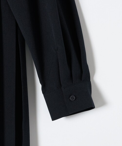「SHIPS any」 長袖ワンピース ONE SIZE ネイビー レディース_画像7