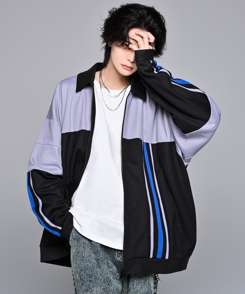 ADRER（アドラー） ジャージブルゾン SMALL グレー メンズ : ZOZOTOWN 