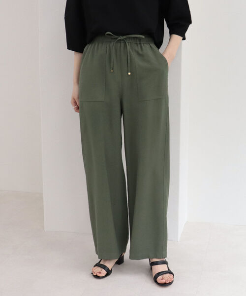 「fredy emue」 パンツ 36 カーキ レディース_画像3