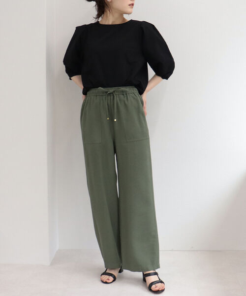 「fredy emue」 パンツ 36 カーキ レディース_画像6