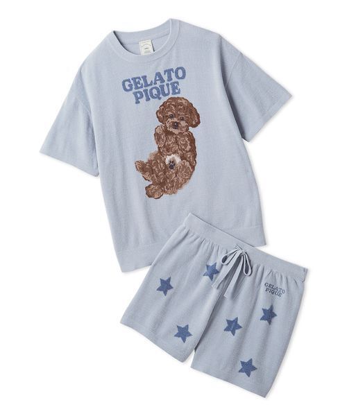 GELATO PIQUE フード付きルームウェアセット ジェラート ピケ「セサミストリート」ルームウェア、“気分はエルモ