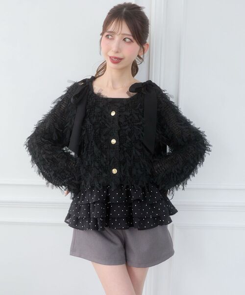 MAJESTIC LEGON（マジェスティックレゴン） キャミソール カップ付き裾