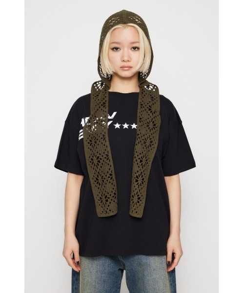 「LAGUA GEM」 半袖Tシャツ FREE ホワイト レディース_画像5