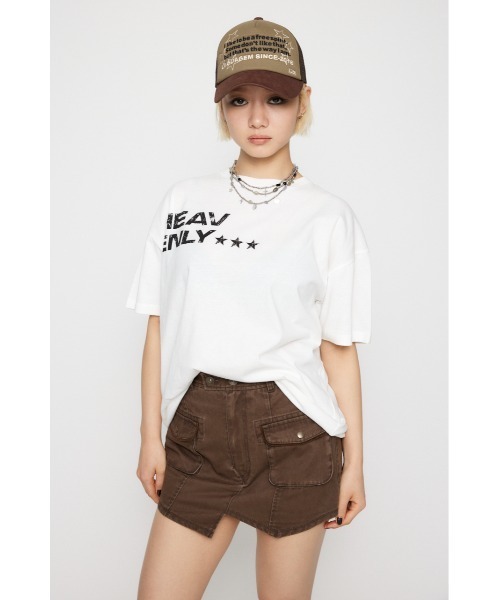 「LAGUA GEM」 半袖Tシャツ FREE ホワイト レディース_画像6