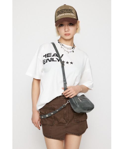 「LAGUA GEM」 半袖Tシャツ FREE ホワイト レディース_画像7