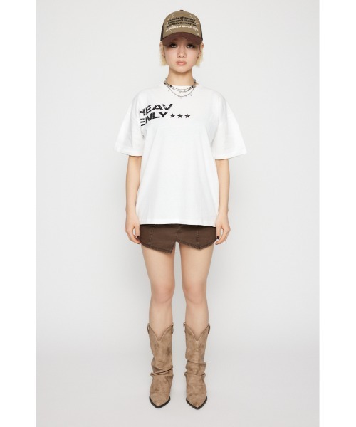 「LAGUA GEM」 半袖Tシャツ FREE ホワイト レディース_画像8
